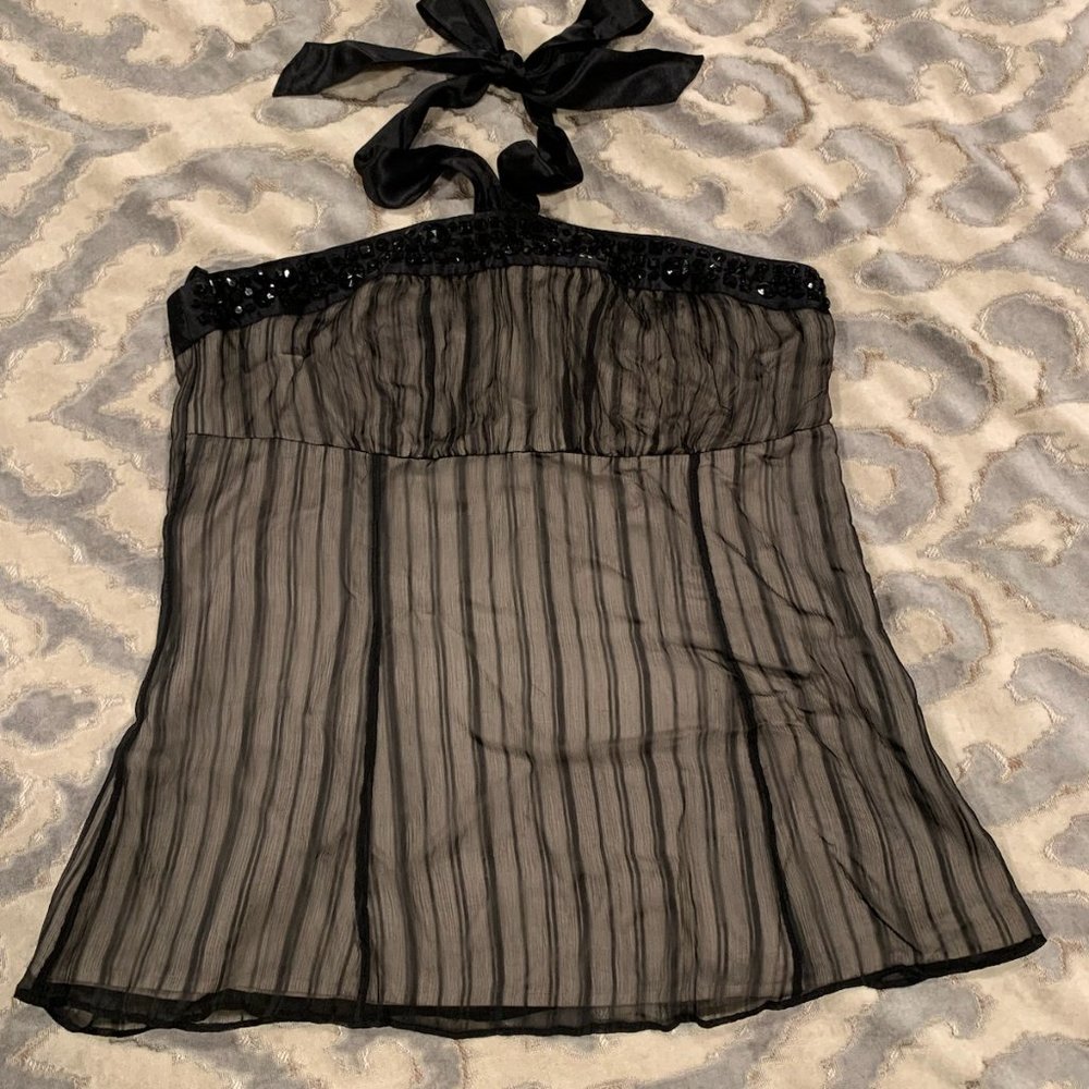 White House Black Market Sleeveless Blouse/Bustier Small